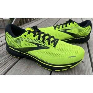 Brooks Ghost 14 Men's size 13 Running Shoes Neon Yellow/Green *READ*